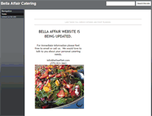 Tablet Screenshot of bellaaffair.com